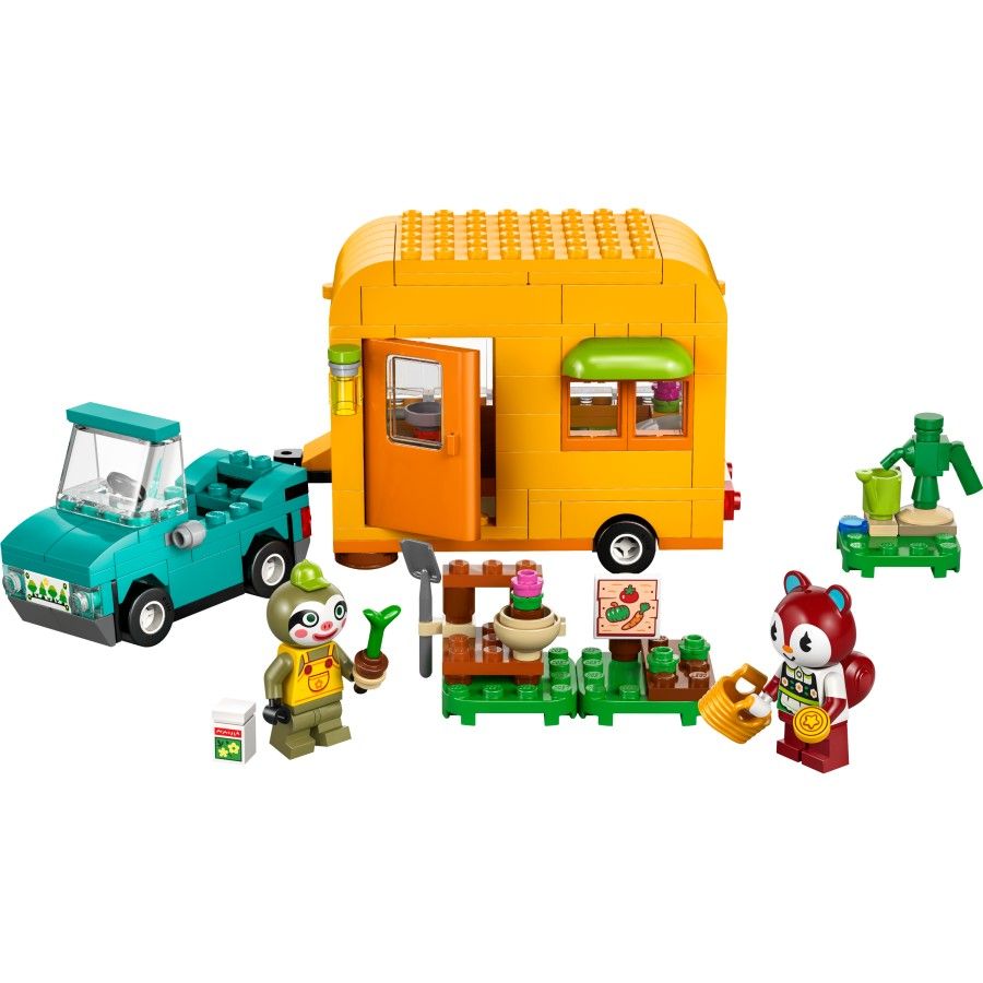 LEGO Djurkorsning 77054 Leif och hans husvagn - 5702017815855