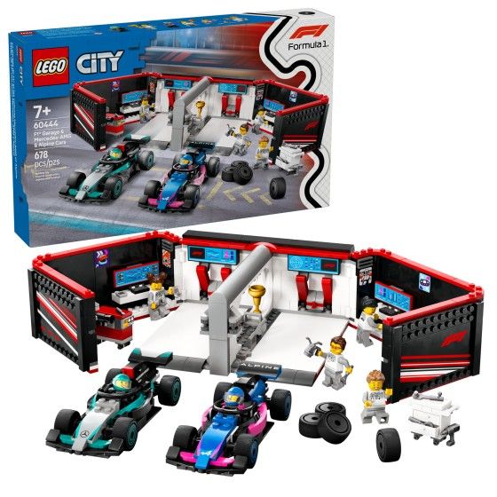 LEGO Місто 60444 F1 Garaz та Mercedes-Amg Bolids - 5702017812502