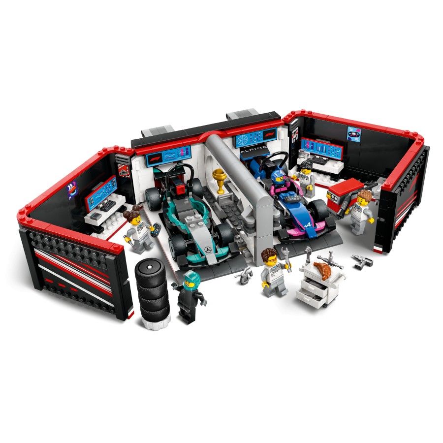 LEGO Ciudad 60444 F1 Garaz y Mercedes-AMG BOLIDS - 5702017812502