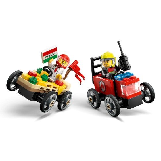 LEGO Горад 60458 Hand Set: Піца супраць агню грузавік -