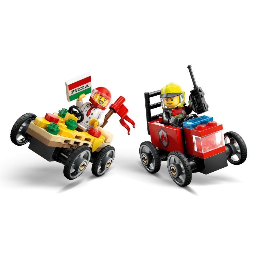 LEGO City 60458 Willer Set: Pizza gegen Feuerwehrwagen -