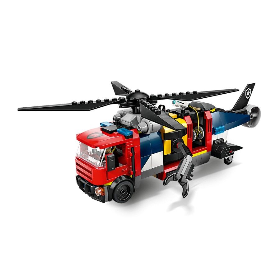 LEGO Város 60462 helikopterrel, tűzoltóautóval és