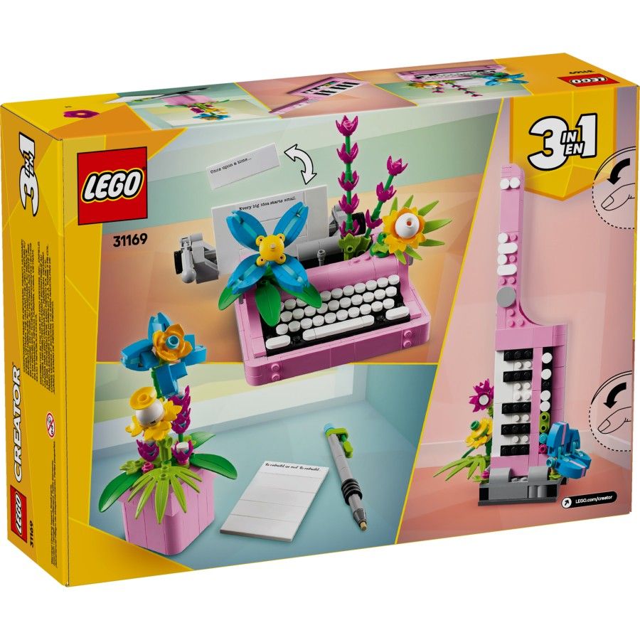 LEGO Creator 31169 Writing Machine with Flower - 5702017822440