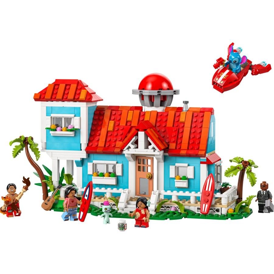 LEGO Disney 43268 Casa de campo en la playa de Lilo y Stitch - 5702017814575