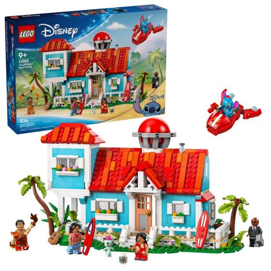 LEGO Disney 43268 катэдж на пляжы Ліло і Стич - 5702017814575