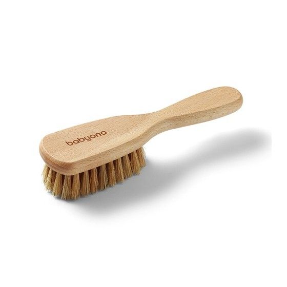 BABYONO Een natuurlijke borstel midden zacht -