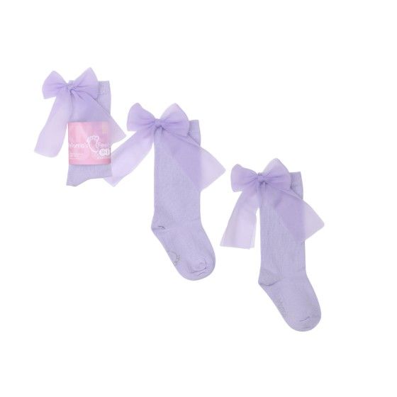 Mama's Feet Candy Brow Bow lavande lisse 1-3 ans