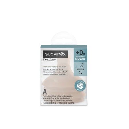 Suavinex Suavinex Bottiglie per bottiglie Zero Zero Adaptive Flow A 2 PC. Medio