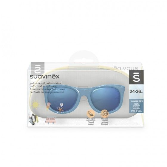 SUAVINEX GLAZEN 24-36M DONKERE BLAUW BABY - 8426420080286