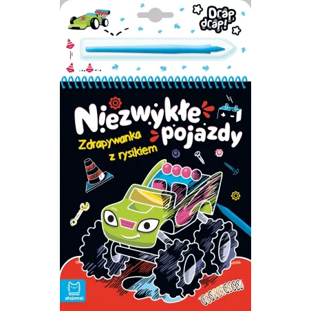 Aksjomat Niezwykłe pojazdy. Zdrapywanka z rysikiem