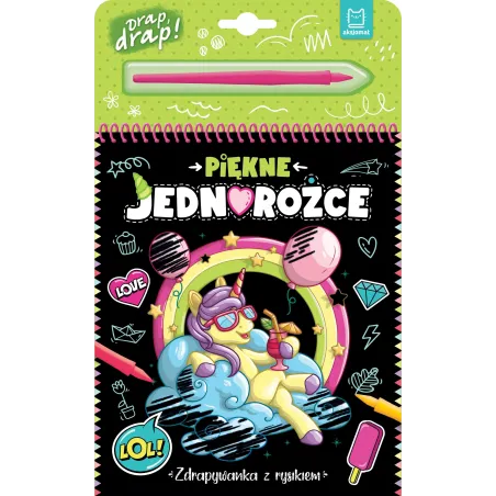 Axiom beautiful unicorn. Scratchwank with a stylus