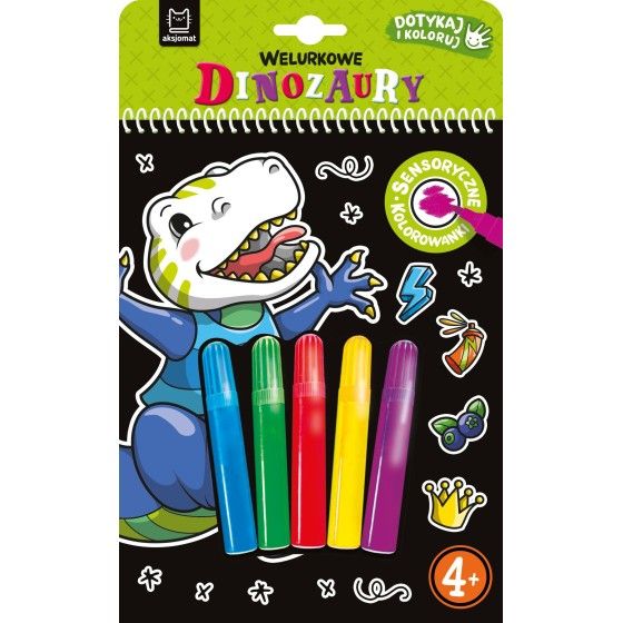 Axiome des dinosaures de velours. Toucher et colorer