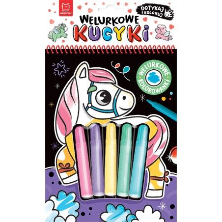 Axiom of velvet ponies. Touch and color