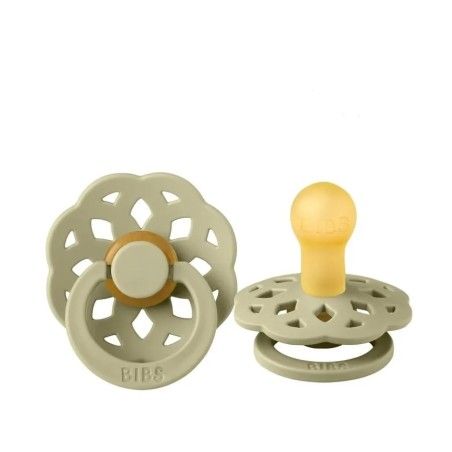 BIBS Boheme Khaki S Pacifier calming rubber hevea