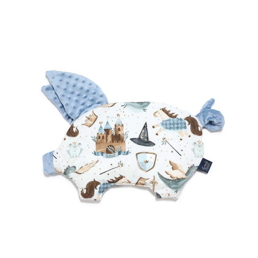 LA MILLOU PODUSIA SLEEPY PIG MINKY - PRINCE - WIND BLUE