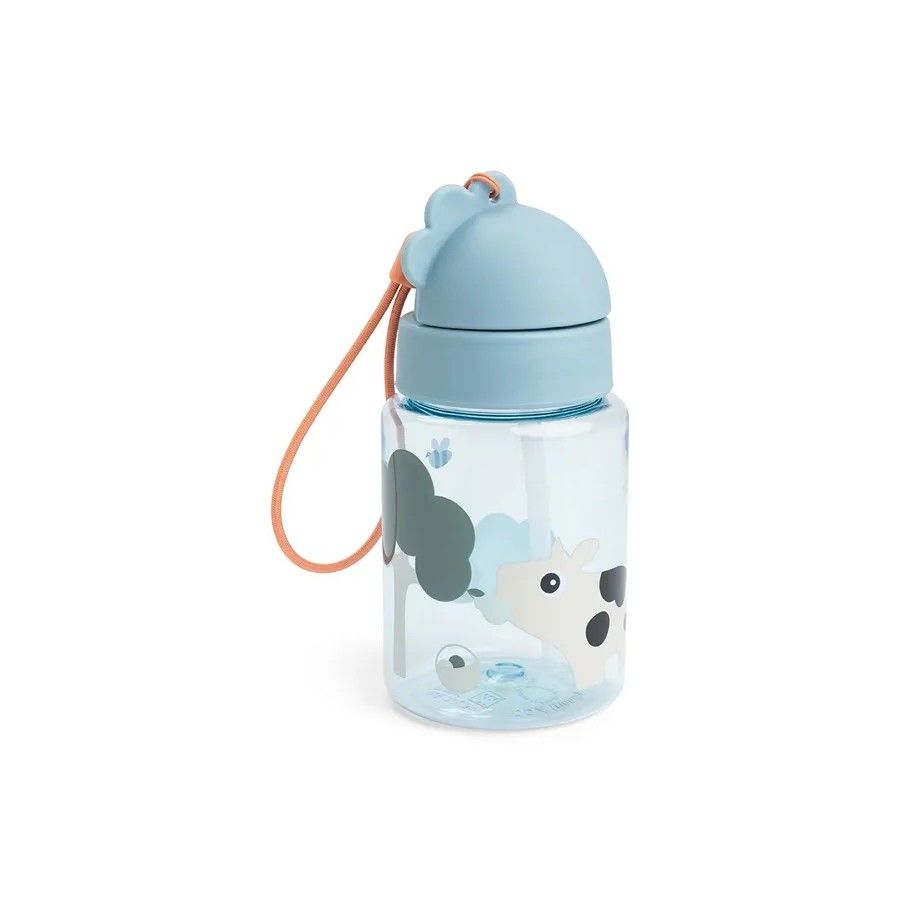 Done by Deer Bidon dla Dziecka 280ml Tiny Farm Blue