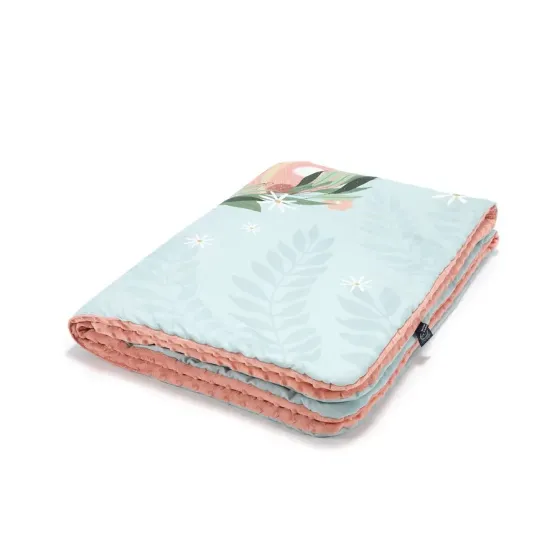 LA MILLOU CIEPŁY KOCYK MINKY - L - PONY IS MY LOVE - PAPAYA