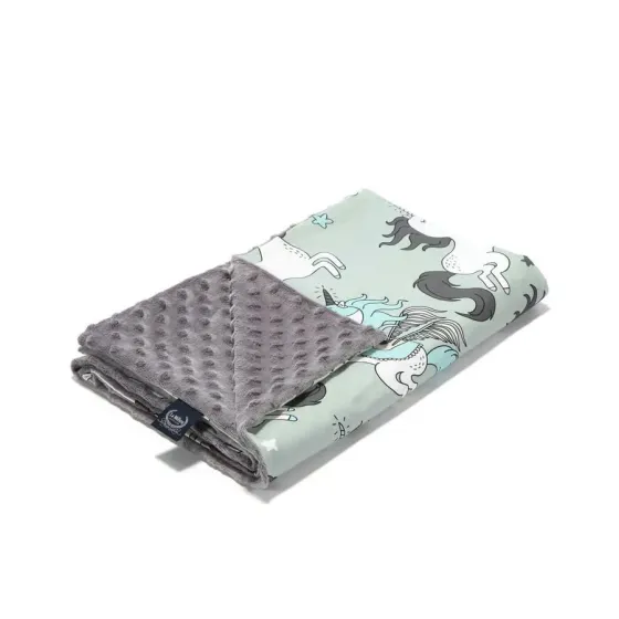 La Millou Light Kocycy Minky - M - Unicorn Rainbow Knight - Gray