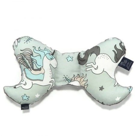 La Millou Cushion天使的翅膀 -  Unicorn Rainbow Knight Grey by Maja Bohosiewicz