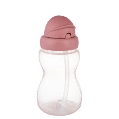 Canpol Babies Bidon med vikande silikonrör 270 ml Rosa