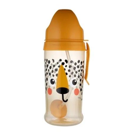 Canpol Babies Bidon Niekapek avec tube et poids BabiesBooo Cheetah