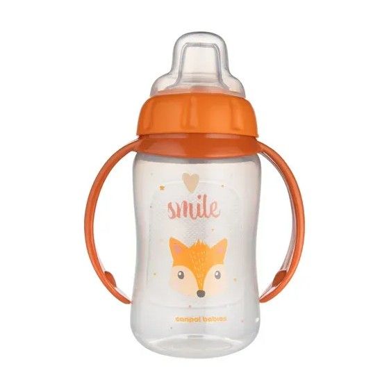 Canpol Babies training cup with a soft mouthpiece 320ml cute