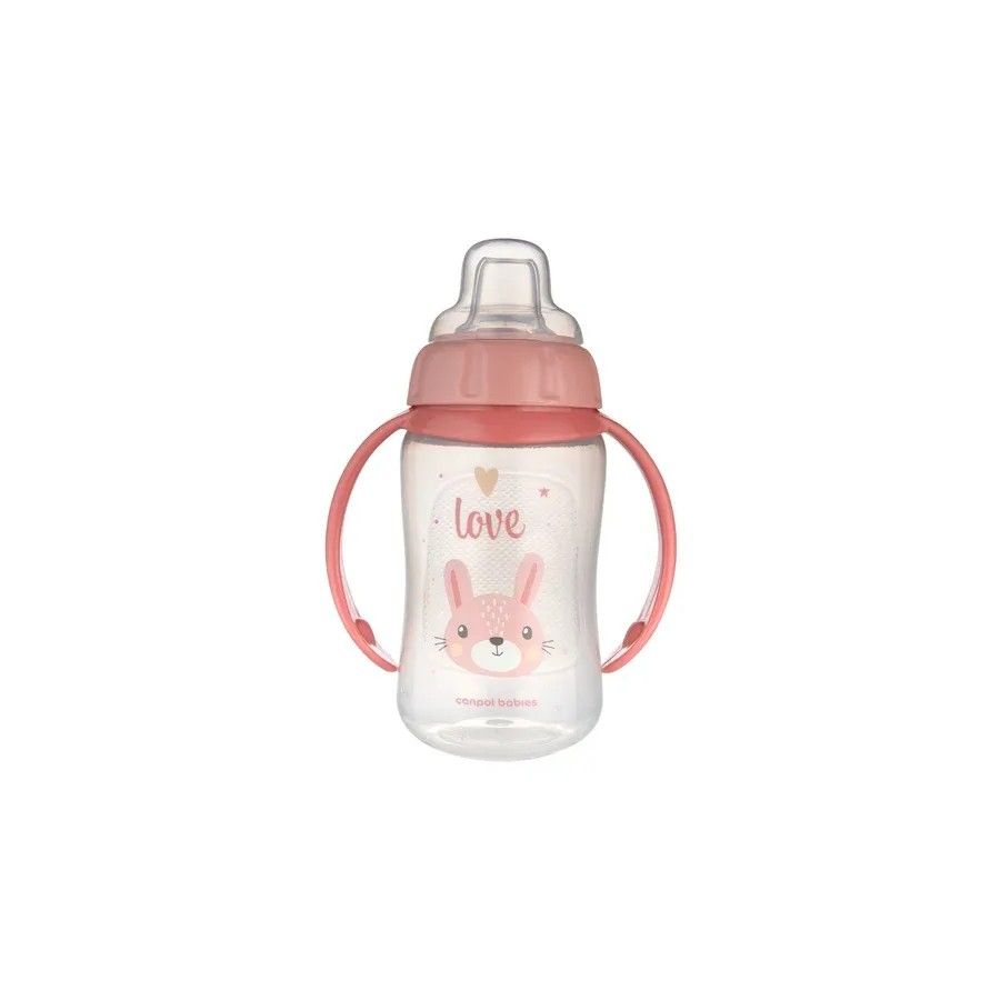 Canpol babies Kubek treningowy z miękkim ustnikiem 320ml CUTE