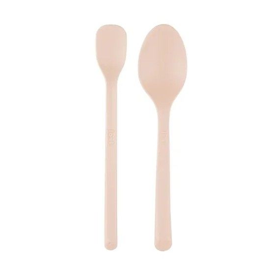 LOVI Zestaw Pierwsza łyżeczka i Łyżka stołowa LOVI Nude