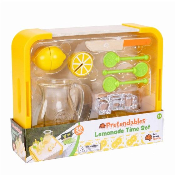 I giocattoli del cervello grasso impostati per fare e vendere la limonata.