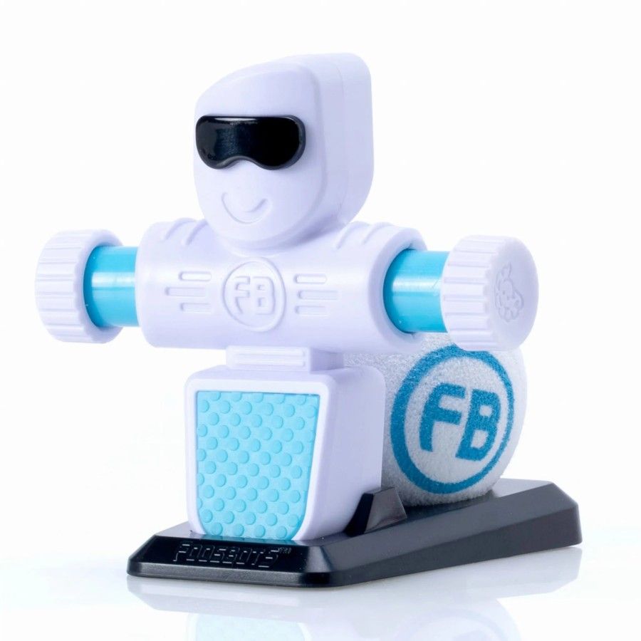 Fat Brain toy white football table. Foosbots. 