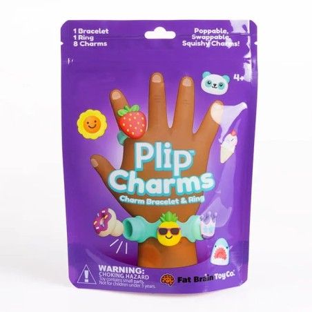Fat Brain Toy Jewelry Plip Charms. Turquoise set