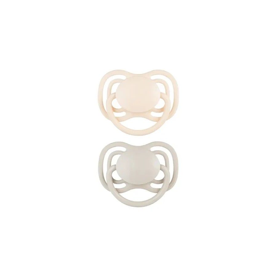 Canpol Babies silicone pacifier 18m + symmetric Dental AIR 2