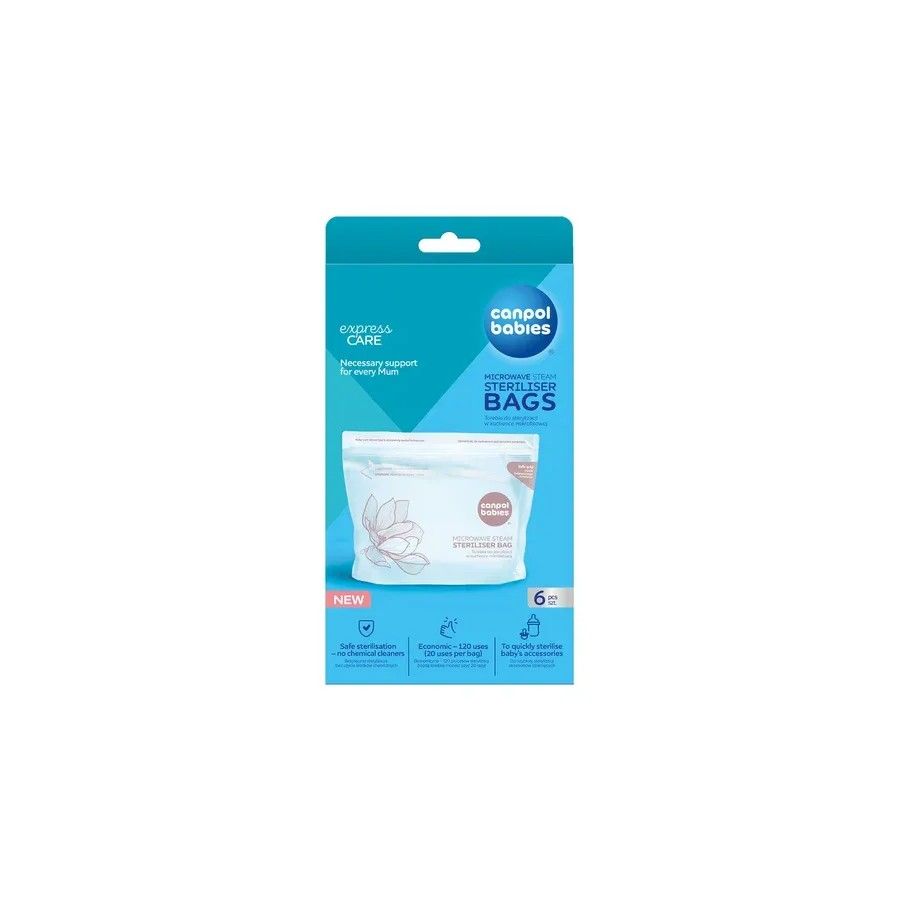 Canpol Babies pouches for sterilization in a microwave