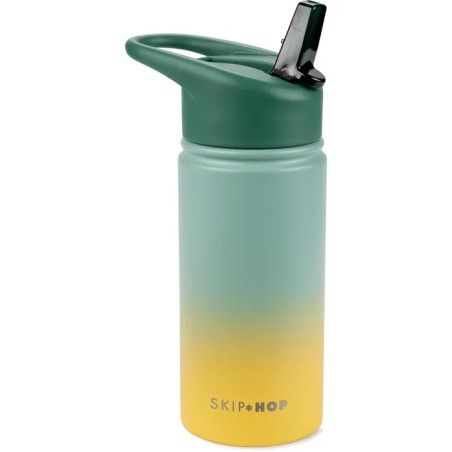 Skip Hop Termikus palack szájrészével 450ml ombre zöld vándor