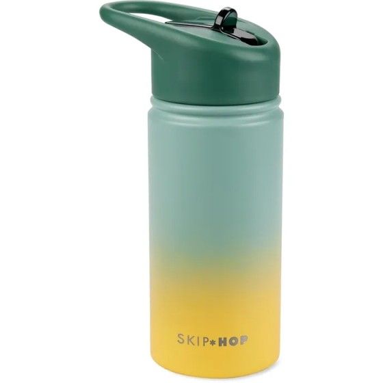 Skip Hop Termikus palack szájrészével 450ml ombre zöld vándor