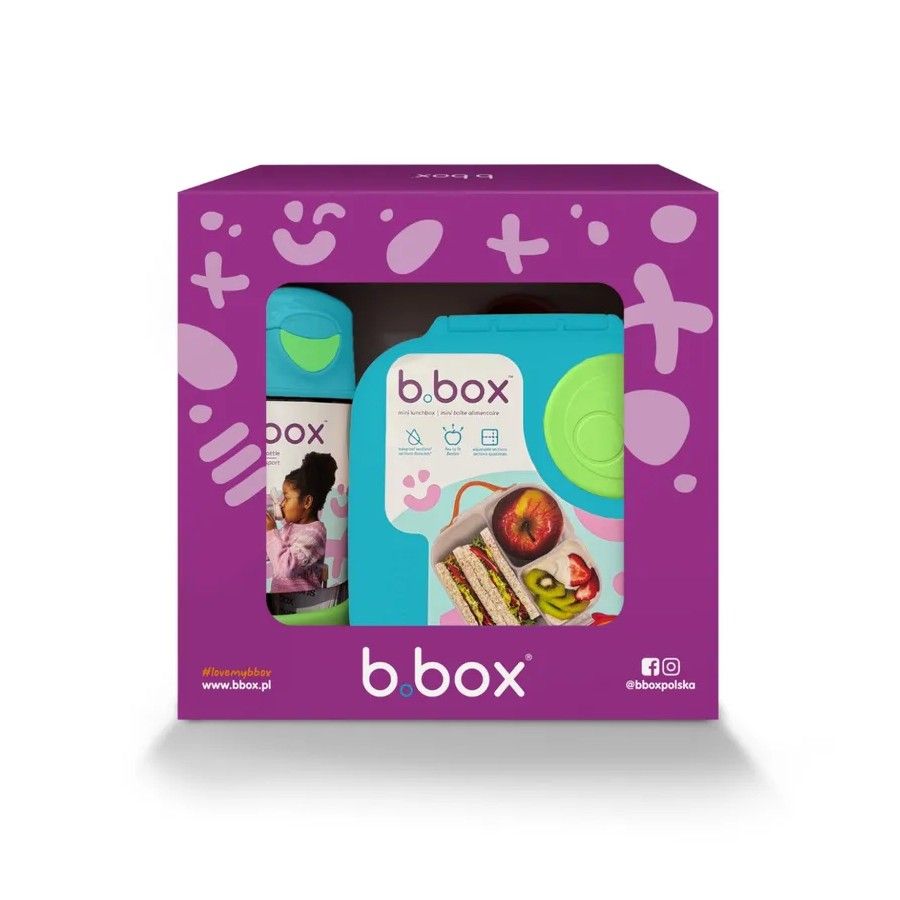 b.box Sportkészlet Tritanowa palack 450 ml + Mini Lunchbox