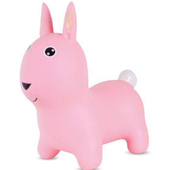 Sun Baby Gumový můstek pro děti králíka 56 cm růžová
