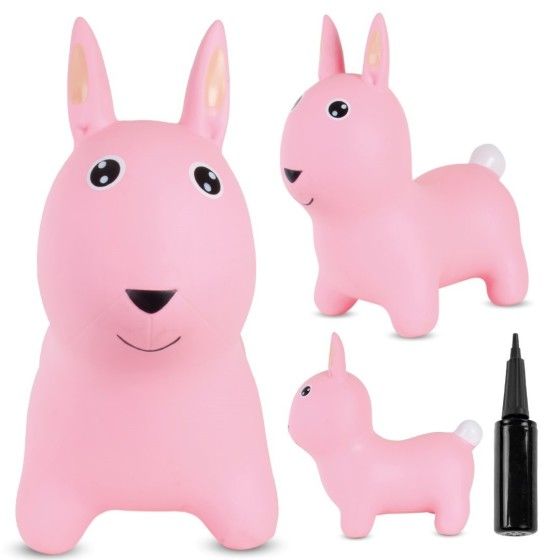 Sun Baby Gumi jumper gyermekek számára Rabbit 56 cm Rózsaszín