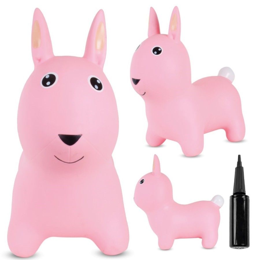 Sun Baby Rubber jumper for children Rabbit 56 cm pink to
