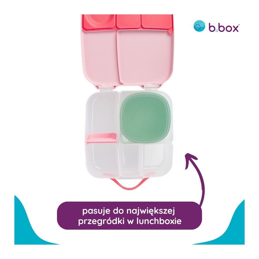 b.box Silikonowy pojemnik z pokrywką do lunchboxa – duży 400 ml