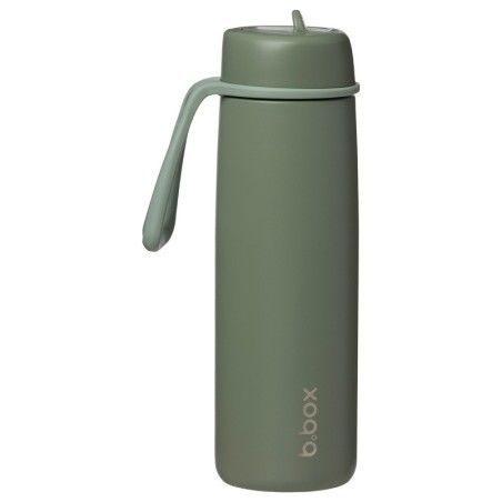 b.box Termikus rozsdamentes acél üveg | Összecsukható szájrész 690 ml, olíva