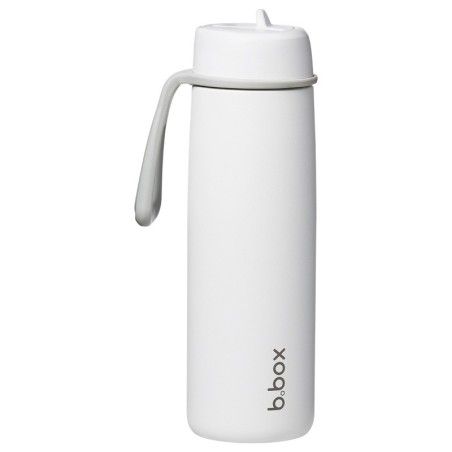 b.box Tepelná z nerezavějící oceli láhev Skládací náustek 690 ml, bílý