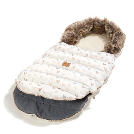 La Millou Śpiworek do Wózka Uni Multi HEARTBEAT BEIGE