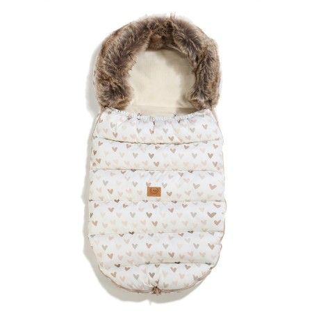 La Millou Sleeping bag Uni Multi Heartbeat Beige
