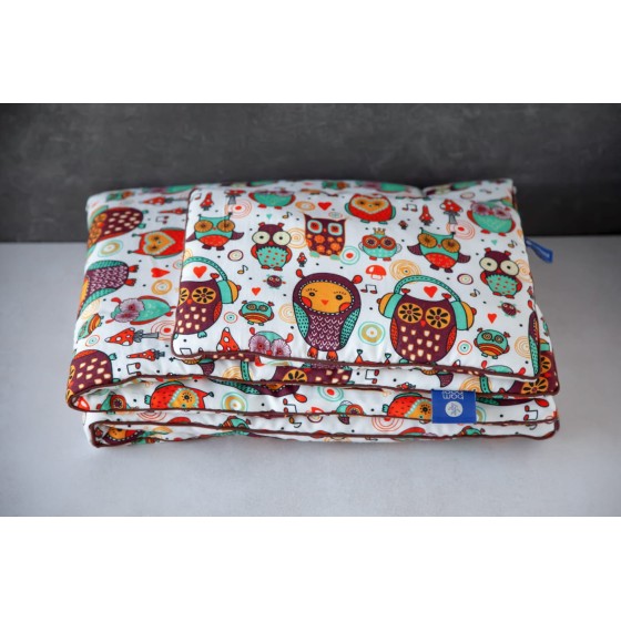 Bamboo Line Children's Bedding with Filling - Musical Owl