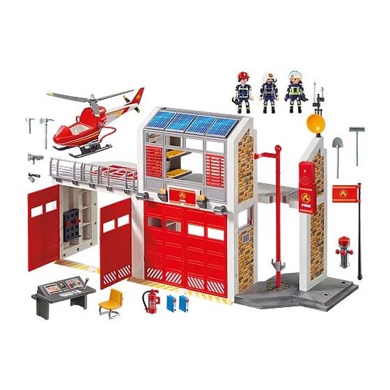 Playmobil Duża remiza strażacka