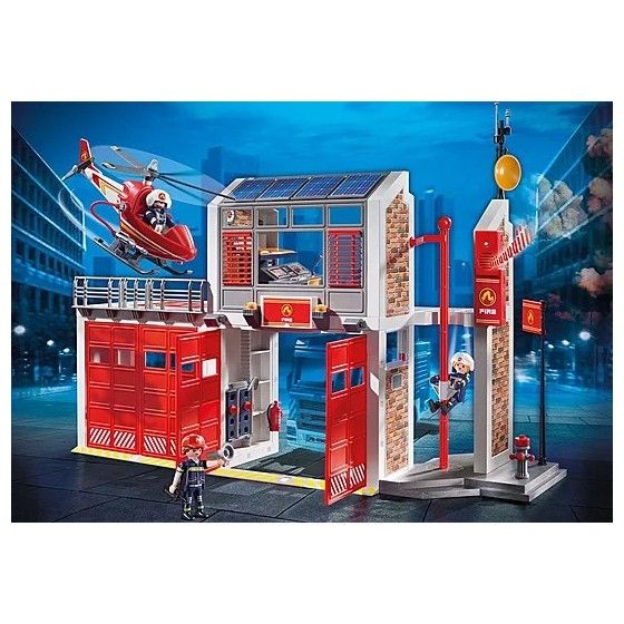 Playmobil Duża remiza strażacka