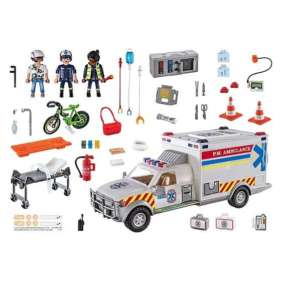Playmobil Ambulans pogotowia ratunkowego: US Ambulance