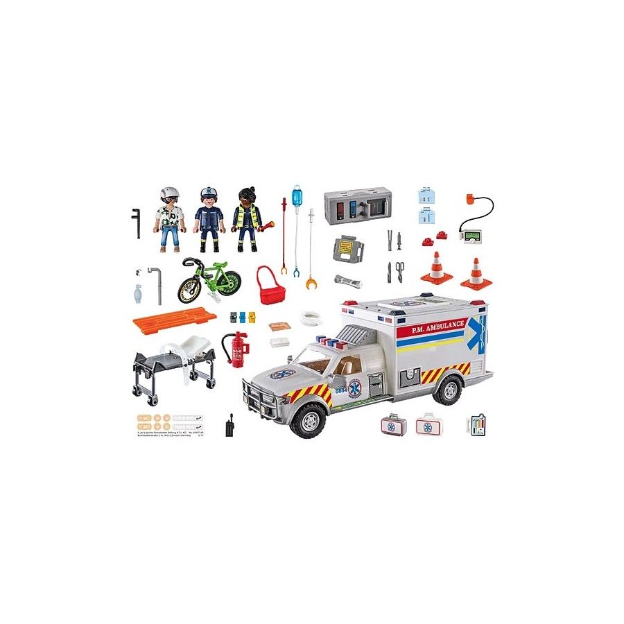 Playmobil Ambulans pogotowia ratunkowego: US Ambulance