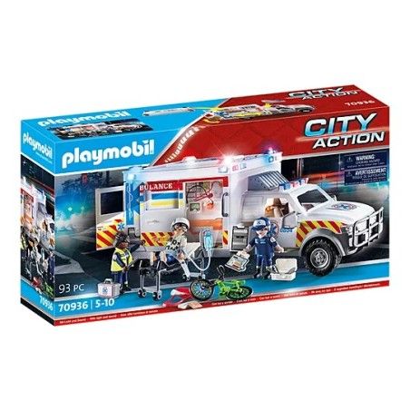 Playmobil Ambulance Ambulance: Ambulancia estadounidense